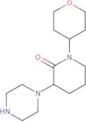 1-(Oxan-4-yl)-3-(piperazin-1-yl)piperidin-2-one