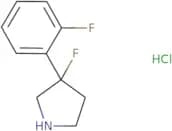 3-Fluoro-3-(2-fluorophenyl)pyrrolidine hydrochloride