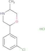 2-(3-Chlorophenyl)-5-methylmorpholine hydrochloride
