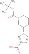 1-{1-[(tert-Butoxy)carbonyl]piperidin-3-yl}-1H-pyrazole-3-carboxylic acid