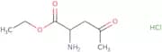 Ethyl 2-amino-4-oxopentanoate hydrochloride