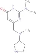 2-(Dimethylamino)-6-{[methyl(pyrrolidin-3-yl)amino]methyl}-3,4-dihydropyrimidin-4-one