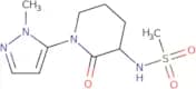 N-[1-(1-Methyl-1H-pyrazol-5-yl)-2-oxopiperidin-3-yl]methanesulfonamide