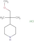 4-(1-Methoxy-2-methylpropan-2-yl)piperidine hydrochloride