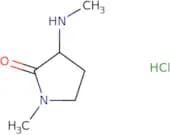 1-Methyl-3-(methylamino)pyrrolidin-2-one hydrochloride