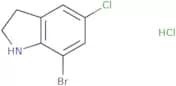 7-Bromo-5-chloro-2,3-dihydro-1H-indole hydrochloride