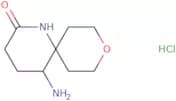 5-Amino-9-oxa-1-azaspiro[5.5]undecan-2-one hydrochloride