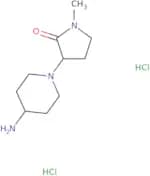 3-(4-Aminopiperidin-1-yl)-1-methylpyrrolidin-2-one dihydrochloride