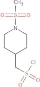 (1-Methanesulfonylpiperidin-4-yl)methanesulfonyl chloride