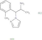 1-(2-Methylphenyl)-1-(1H-pyrazol-1-yl)propan-2-amine dihydrochloride
