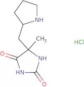 5-Methyl-5-(pyrrolidin-2-ylmethyl)imidazolidine-2,4-dione hydrochloride