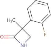 3-(2-Fluorophenyl)-3-methylazetidin-2-one