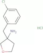 3-[(3-Chlorophenyl)methyl]oxolan-3-amine hydrochloride