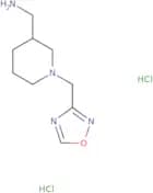 [1-(1,2,4-Oxadiazol-3-ylmethyl)piperidin-3-yl]methanamine dihydrochloride