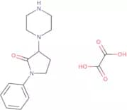 1-Phenyl-3-(piperazin-1-yl)pyrrolidin-2-one, oxalic acid