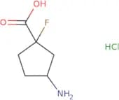 3-Amino-1-fluorocyclopentane-1-carboxylic acid hydrochloride, somers