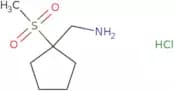 (1-Methanesulfonylcyclopentyl)methanamine hydrochloride