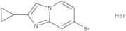 7-Bromo-2-cyclopropylimidazo[1,2-a]pyridine hydrobromide