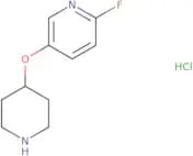 2-Fluoro-5-(piperidin-4-yloxy)pyridine hydrochloride