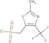 [2-Methyl-4-(trifluoromethyl)-1,3-thiazol-5-yl]methanesulfonyl chloride