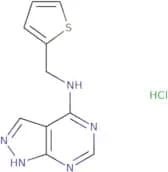 N-(Thiophen-2-ylmethyl)-1H-pyrazolo[3,4-d]pyrimidin-4-amine hydrochloride