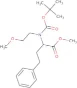 Methyl 2-{[(tert-butoxy)carbonyl](2-methoxyethyl)amino}-4-phenylbutanoate