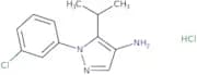 1-(3-Chlorophenyl)-5-(propan-2-yl)-1H-pyrazol-4-amine hydrochloride