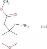 Methyl 2-[4-(aminomethyl)oxan-4-yl]acetate hydrochloride