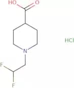 1-(2,2-Difluoroethyl)piperidine-4-carboxylic acid hydrochloride