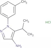 1-(3-Methylphenyl)-5-(propan-2-yl)-1H-pyrazol-4-amine hydrochloride