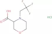 4-(2,2,2-Trifluoroethyl)morpholine-3-carboxylic acid hydrochloride