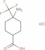 4-Amino-4-(trifluoromethyl)cyclohexane-1-carboxylic acid hydrochloride
