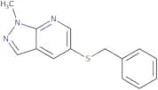 5-(Benzylsulfanyl)-1-methyl-1H-pyrazolo[3,4-b]pyridine