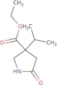 Ethyl 5-oxo-3-(propan-2-yl)pyrrolidine-3-carboxylate