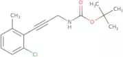 tert-Butyl N-[3-(2-chloro-6-methylphenyl)prop-2-yn-1-yl]carbamate
