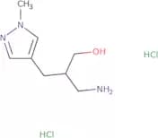 3-Amino-2-[(1-methyl-1H-pyrazol-4-yl)methyl]propan-1-ol dihydrochloride