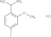 1-(4-Fluoro-2-methoxyphenyl)ethan-1-amine hydrochloride