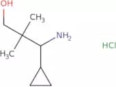 3-Amino-3-cyclopropyl-2,2-dimethylpropan-1-ol hydrochloride
