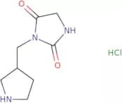 3-(Pyrrolidin-3-ylmethyl)imidazolidine-2,4-dione hydrochloride