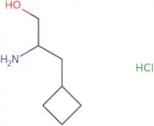 2-Amino-3-cyclobutylpropan-1-ol hydrochloride
