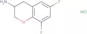 6,8-Difluoro-3,4-dihydro-2H-1-benzopyran-3-amine hydrochloride