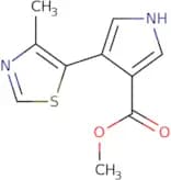 Methyl 4-(4-methyl-1,3-thiazol-5-yl)-1H-pyrrole-3-carboxylate