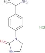 1-[4-(1-Aminoethyl)phenyl]imidazolidin-2-one hydrochloride