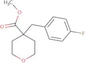 Methyl 4-[(4-fluorophenyl)methyl]oxane-4-carboxylate