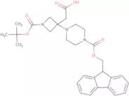 2-{1-[(tert-Butoxy)carbonyl]-3-{4-[(9H-fluoren-9-ylmethoxy)carbonyl]piperazin-1-yl}azetidin-3-yl}a…
