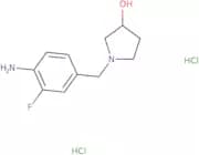 1-[(4-Amino-3-fluorophenyl)methyl]pyrrolidin-3-ol dihydrochloride