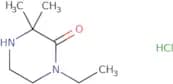 1-Ethyl-3,3-dimethylpiperazin-2-one hydrochloride