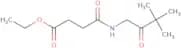 Ethyl 3-[(3,3-dimethyl-2-oxobutyl)carbamoyl]propanoate