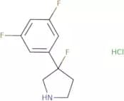 3-(3,5-Difluorophenyl)-3-fluoropyrrolidine hydrochloride