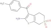 2-Amino-3-(4-methylbenzoyl)-4H,5H,7H-6-thieno[2,3-c]thiopyran-6,6-dione